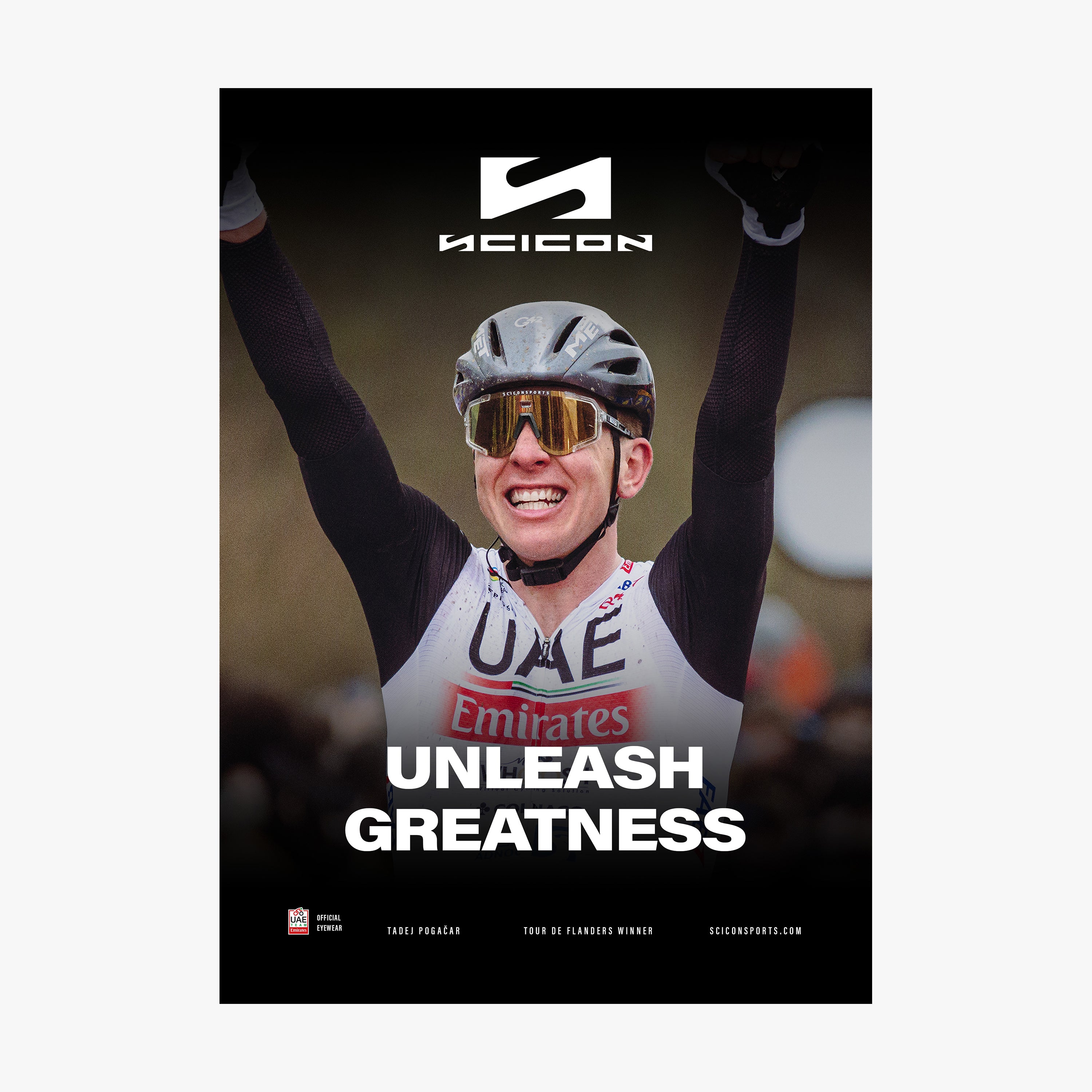 FABRIC POSTER POGAČAR FLANDERS 22