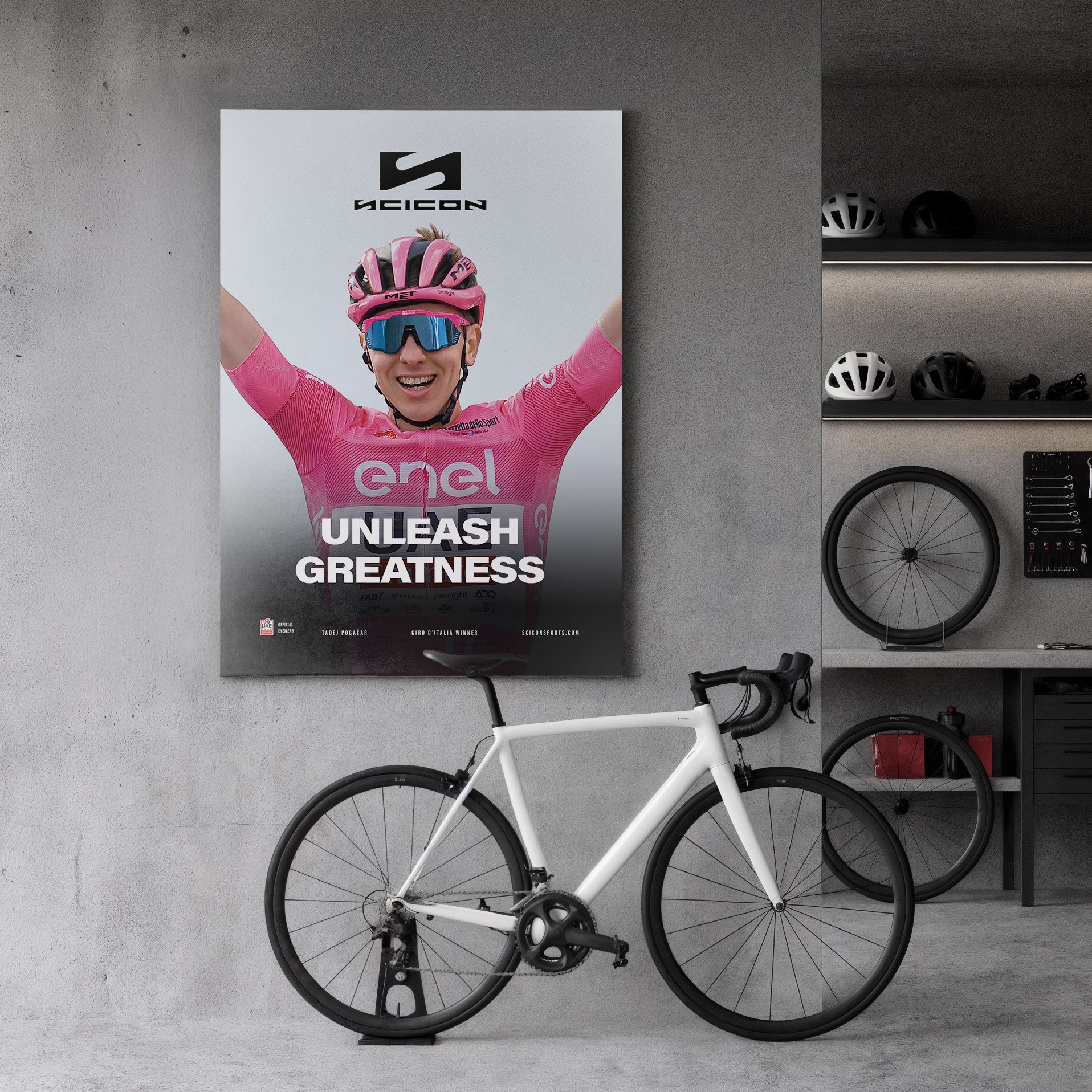 FABRIC POSTER POGAČAR GIRO 24