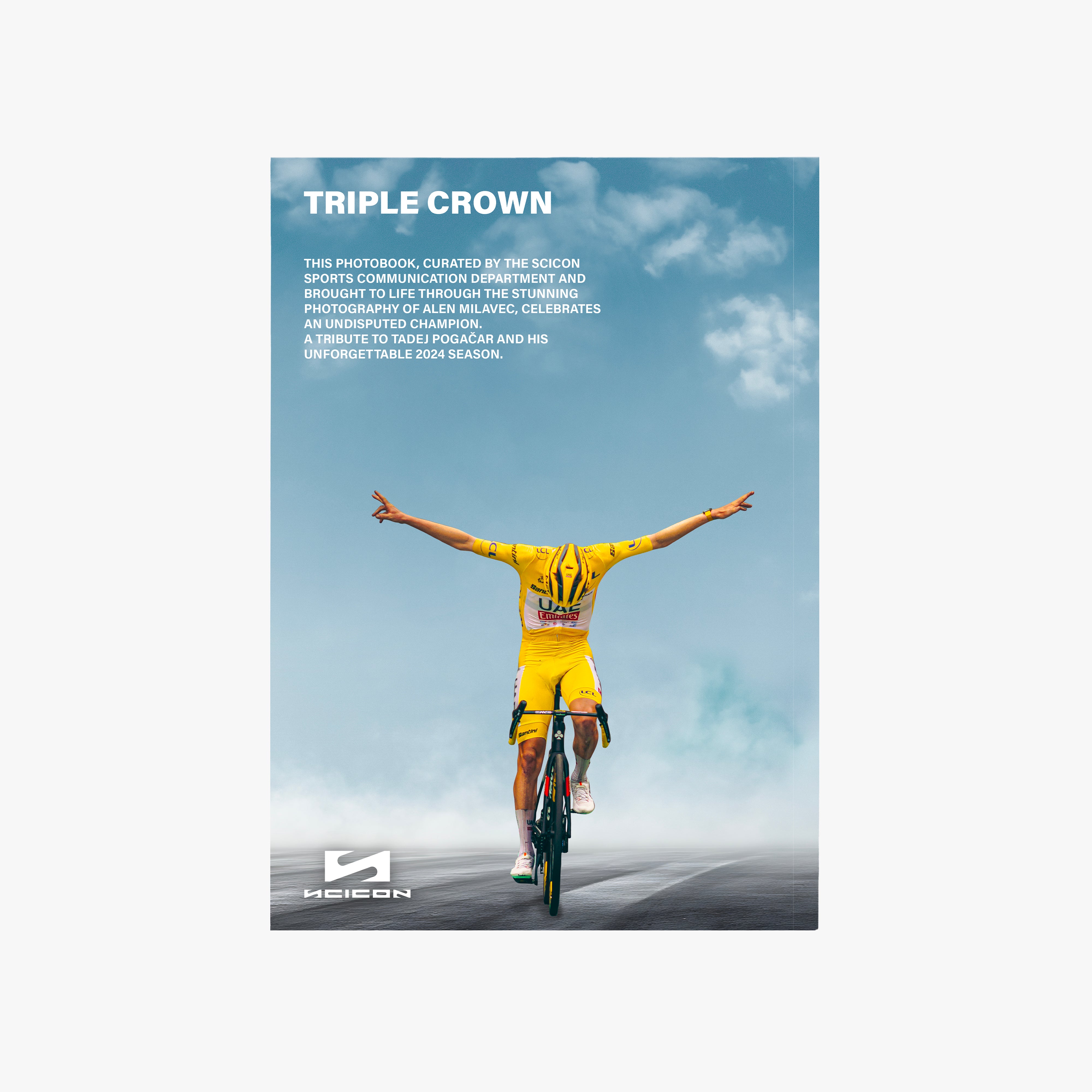 TADEJ POGAČAR TRIPLE CROWN PHOTOBOOK - SOFT COVER