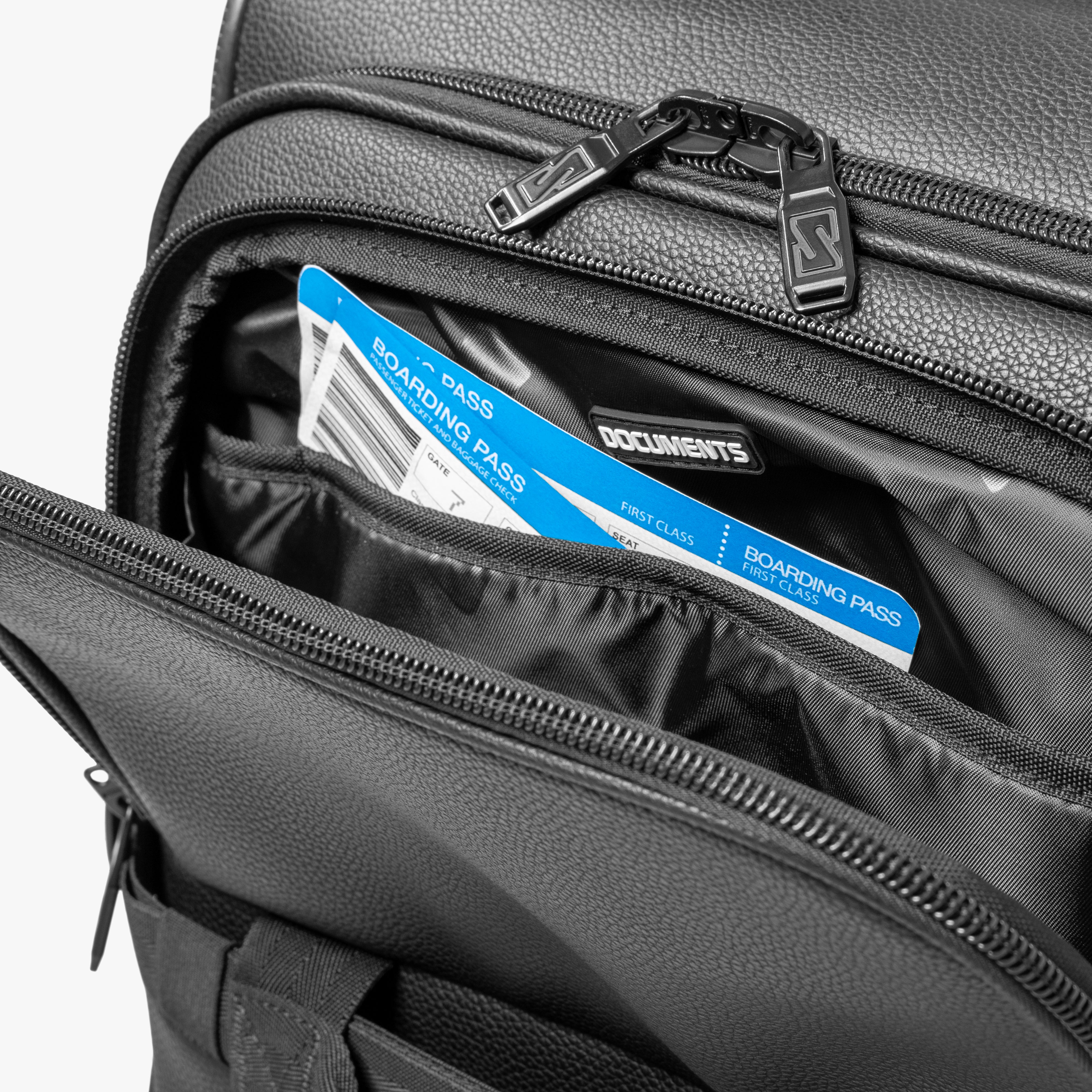 MALETA DE CABINA 35L - 4WD - CUIR VÉGAN SYNERSKIN™