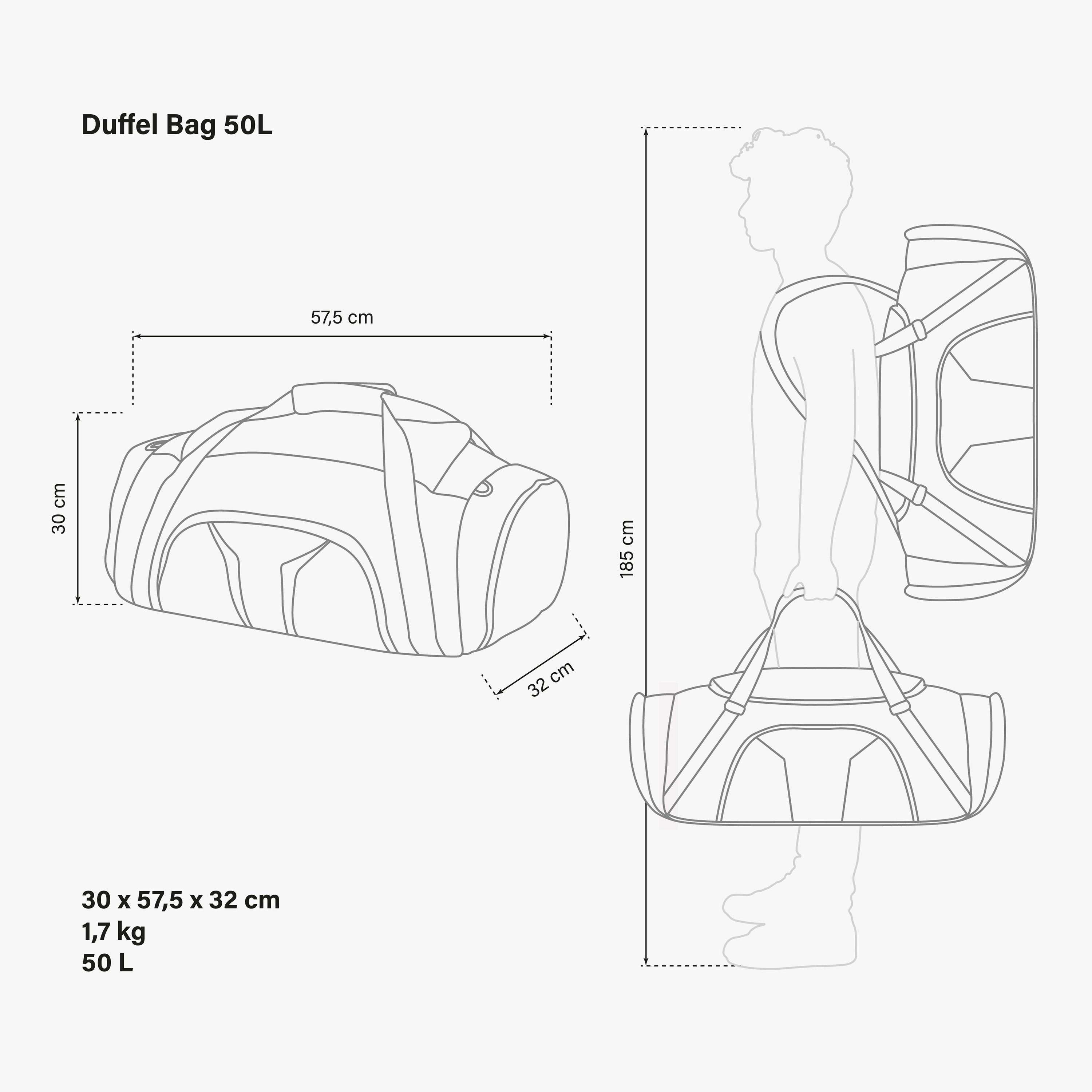 Tour de France Duffel Bag 50 Liters | Scicon Sports