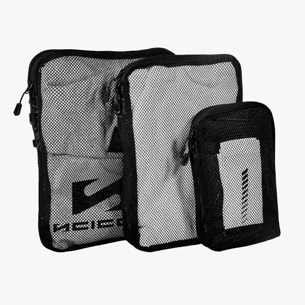 旅行かばん・小分けバッグ Supreme Packing Cube Set (3pcs) Black Travel Packing Cubes Set | Scicon Sports