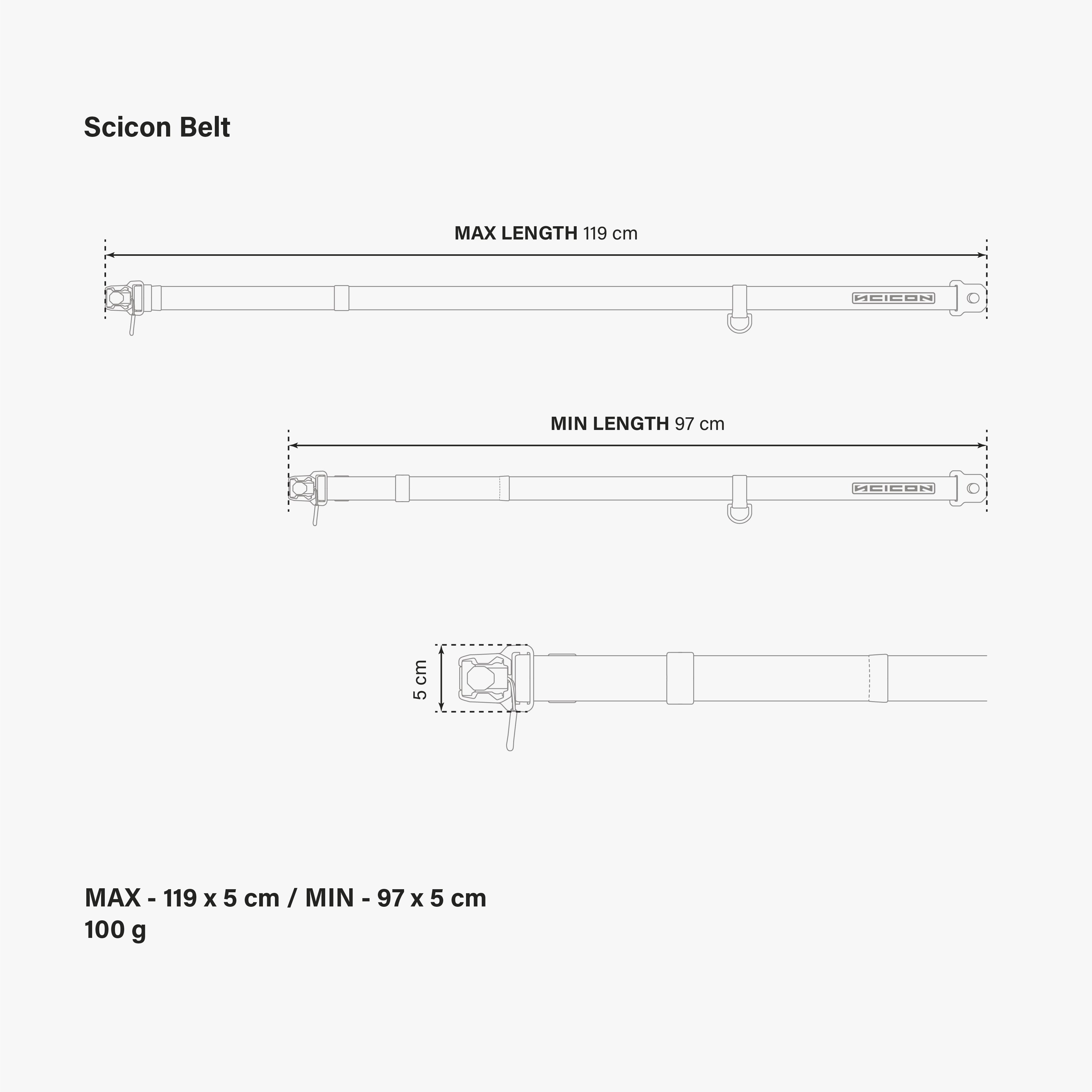 CINTURÓN SCICON SPORTS