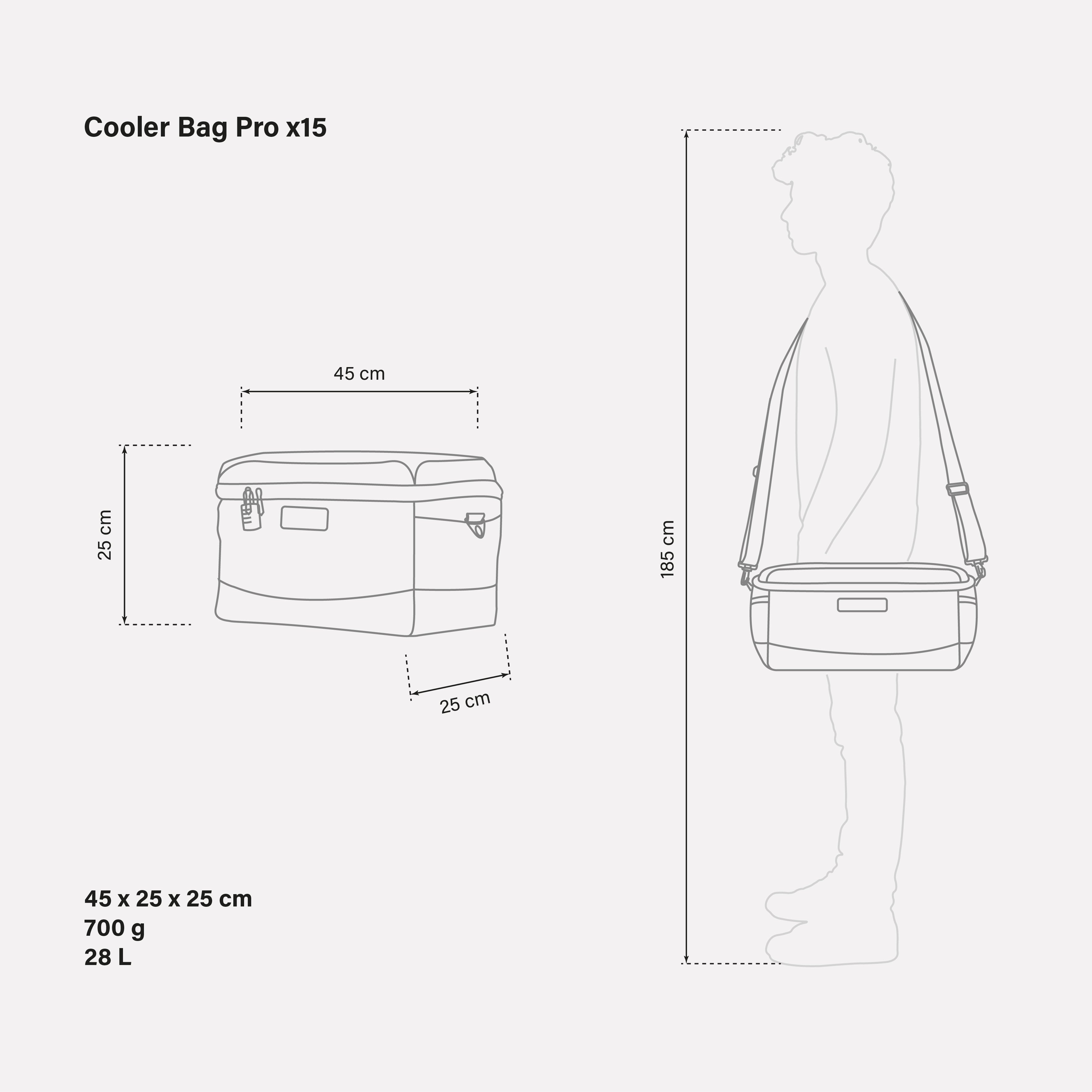 Black Cooler Bag Pro X 15 | Scicon Sports