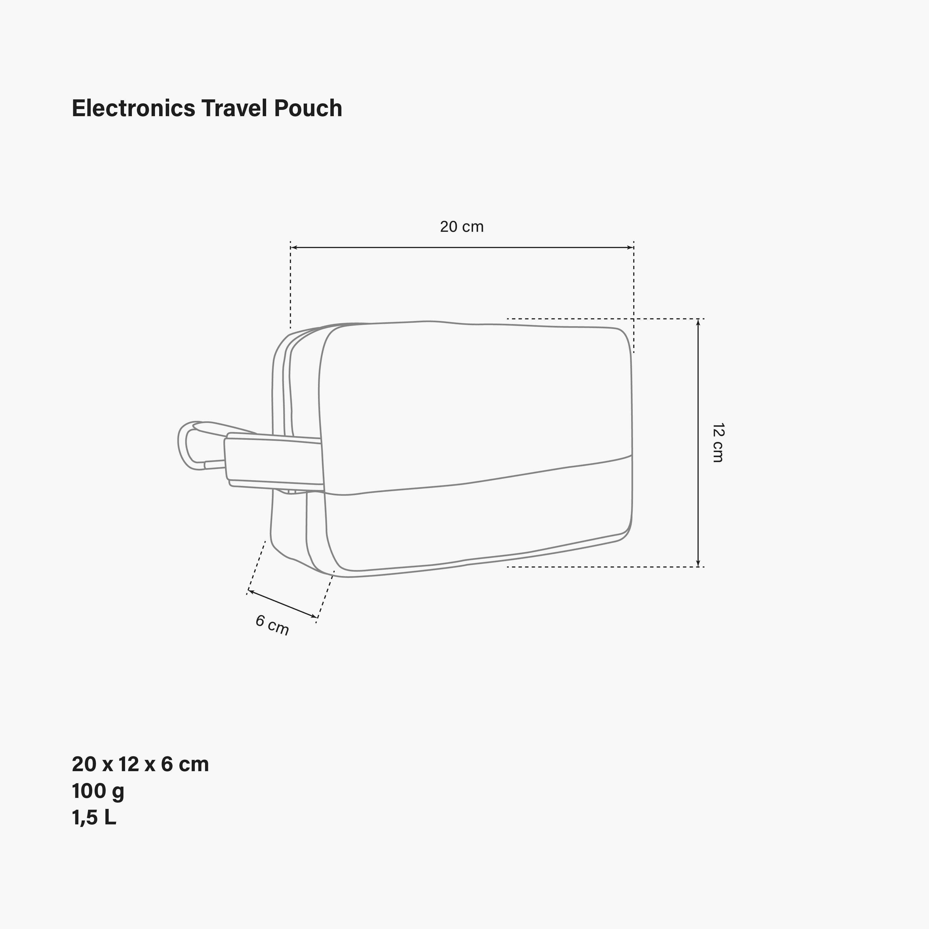 ELECTRONICS TRAVEL POUCH