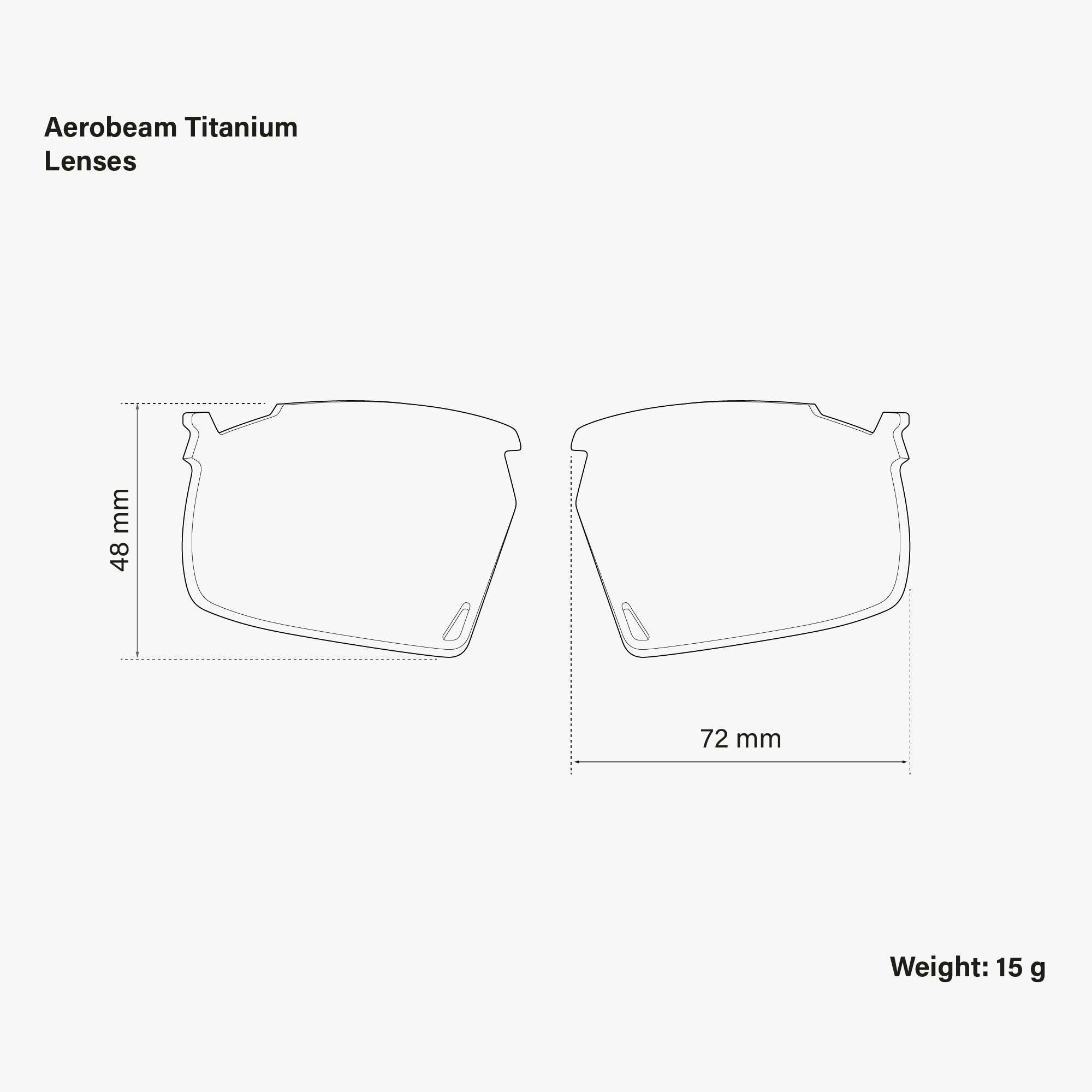 Aerobeam Spare Lenses Pink