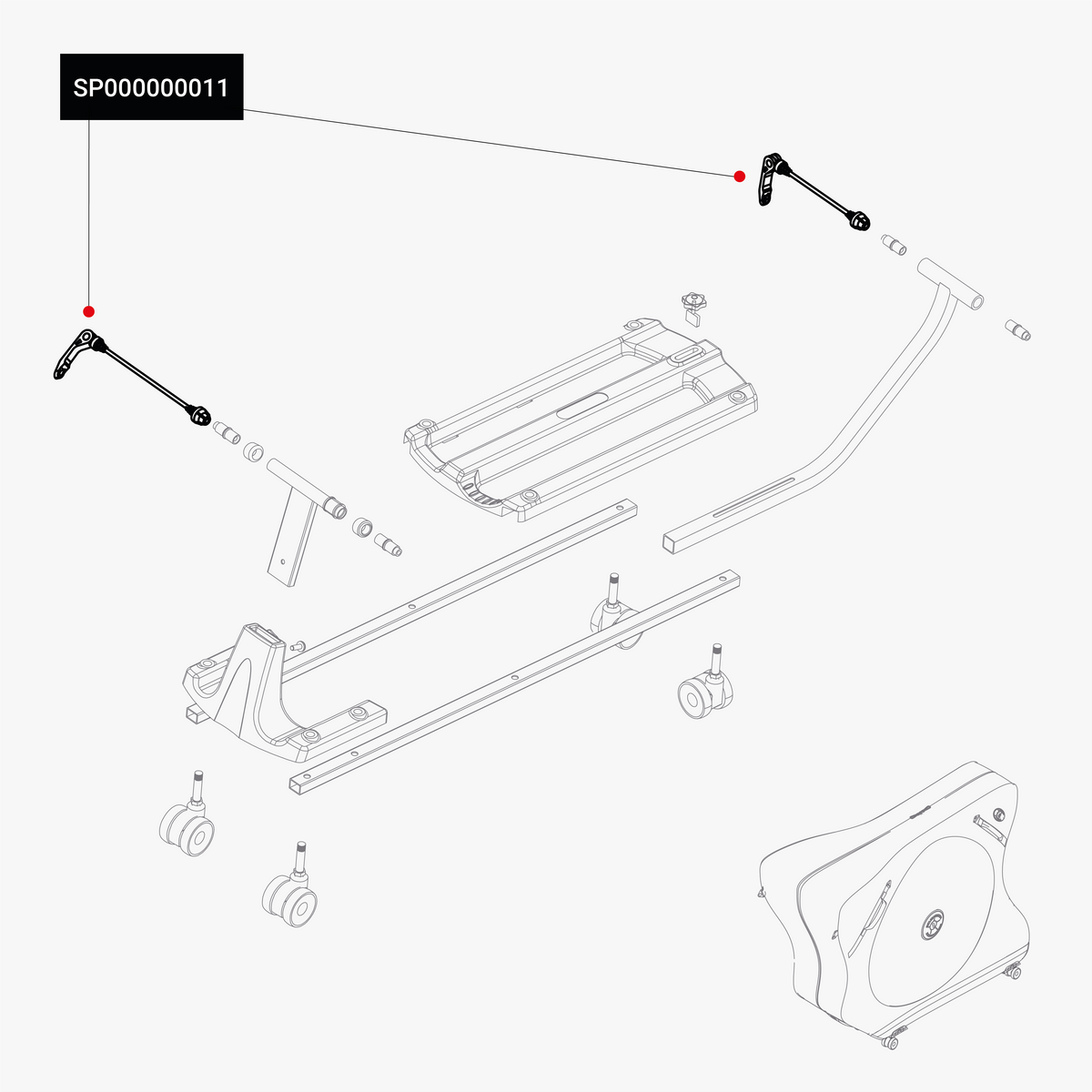 Quick Release Front & Rear Skewer