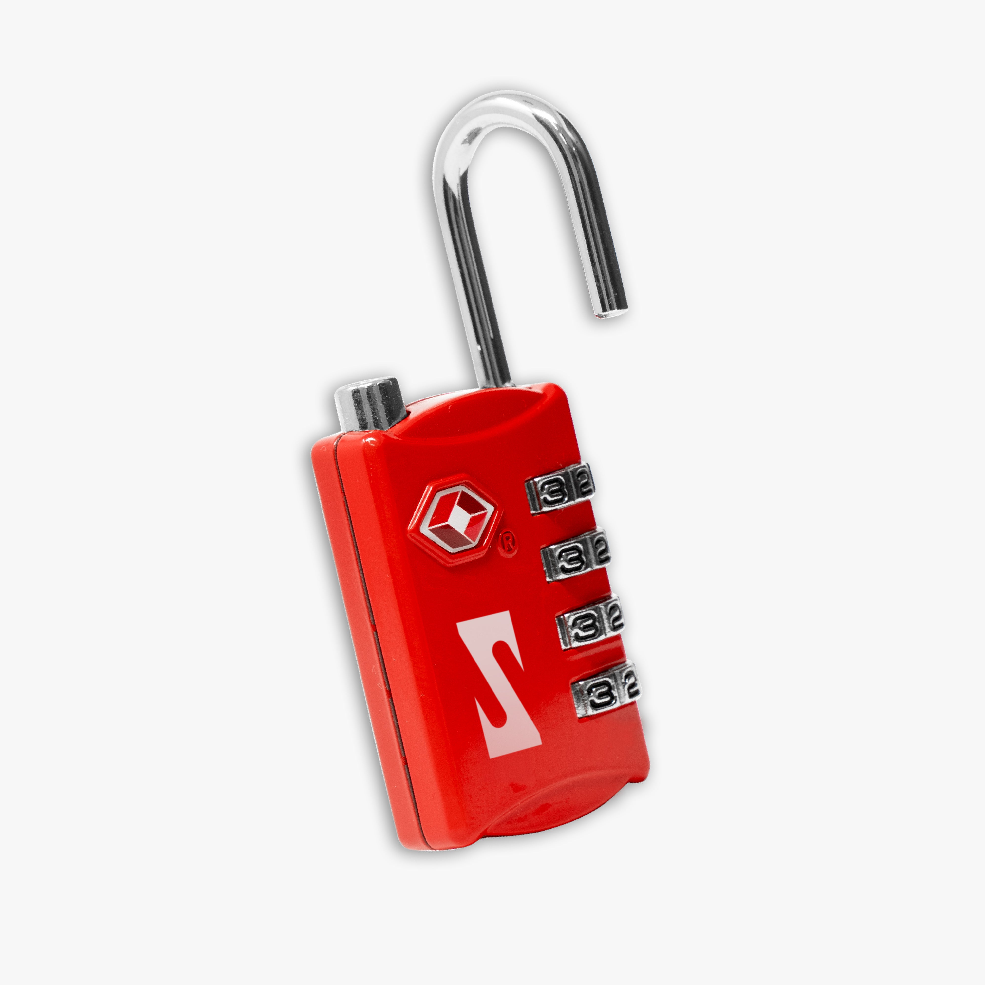 Red TSA Luggage Padlock | Scicon Sports