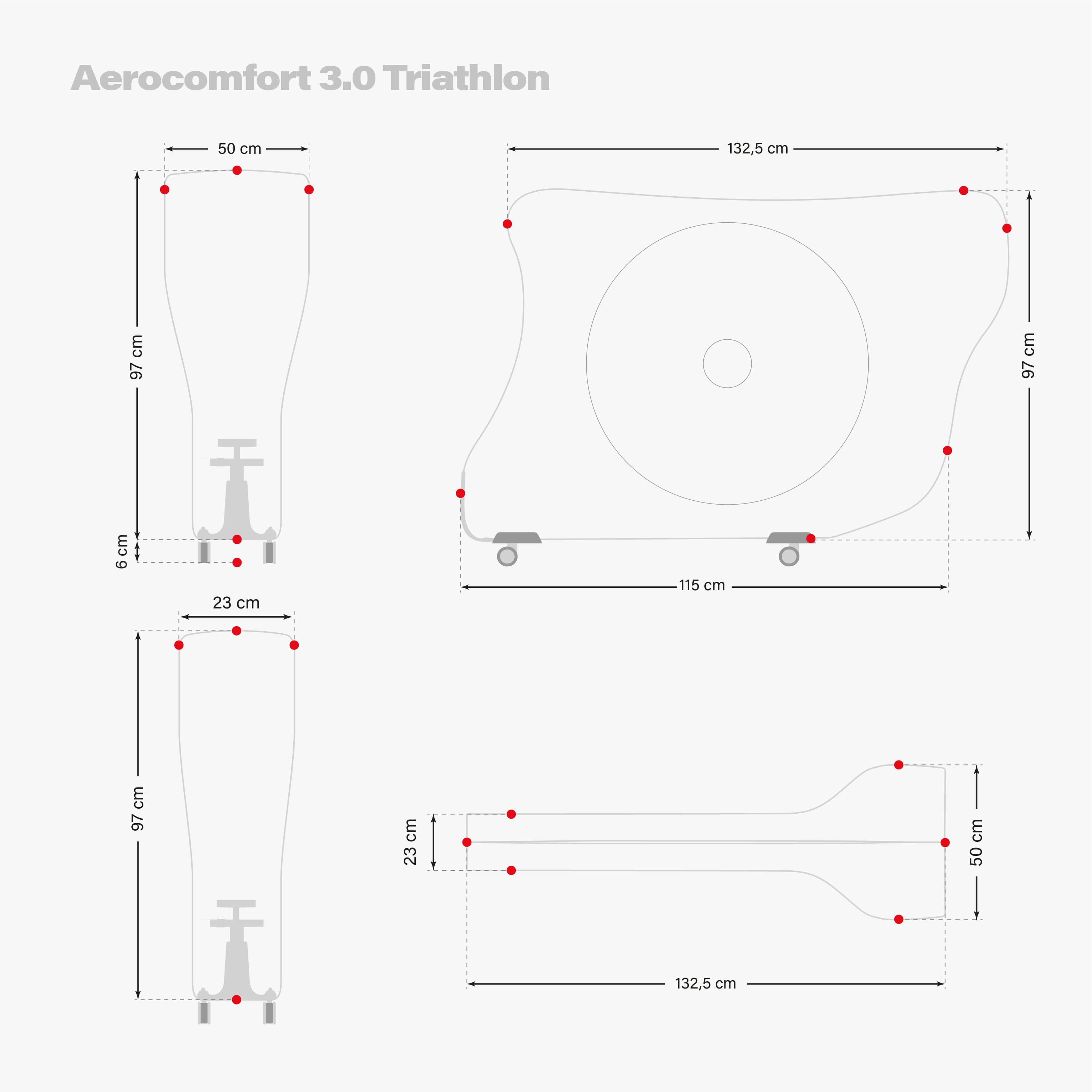 SCICON Team Six - Aerocomfort 3.0 Triathlon Bike Travel Bag