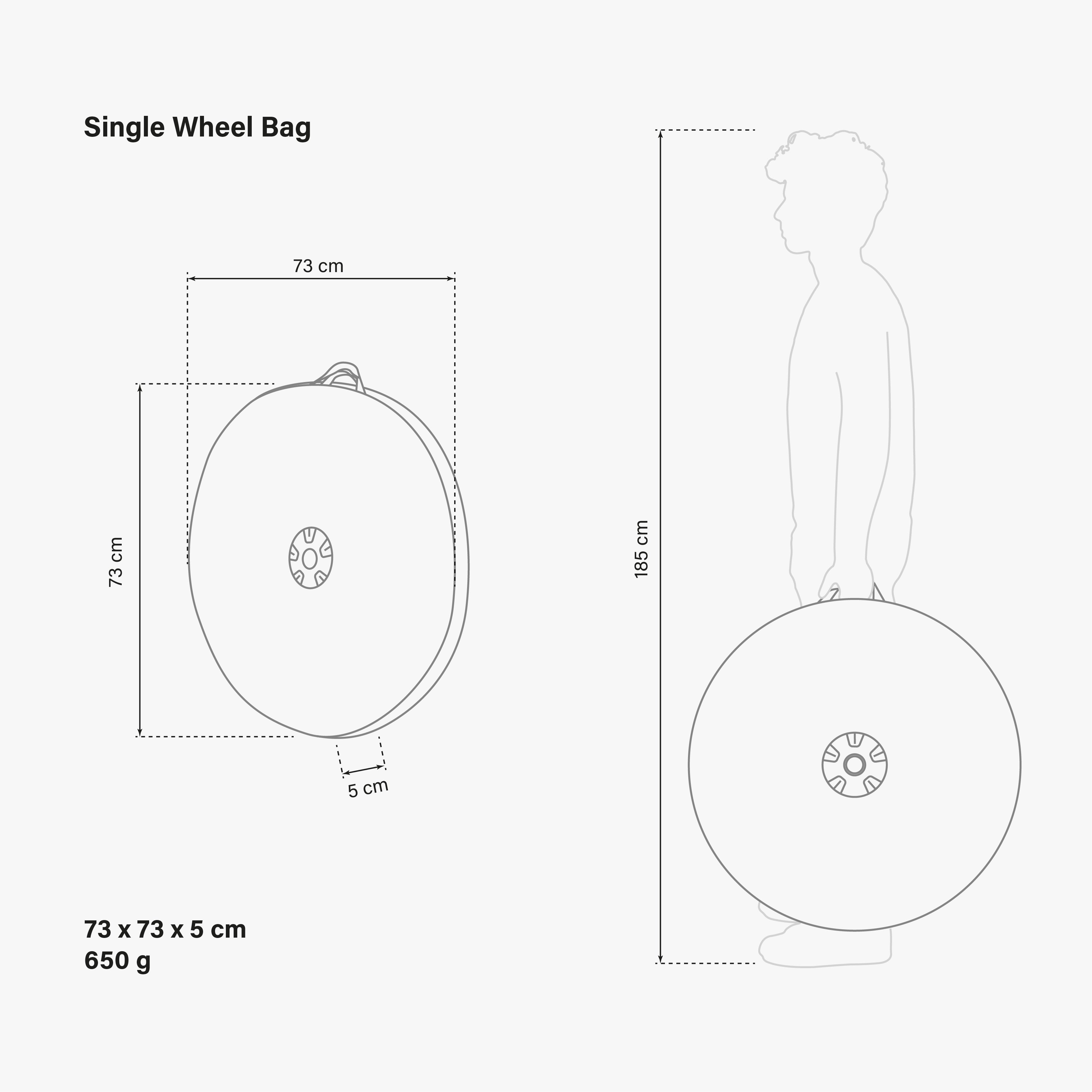 SINGLE WHEEL BAG