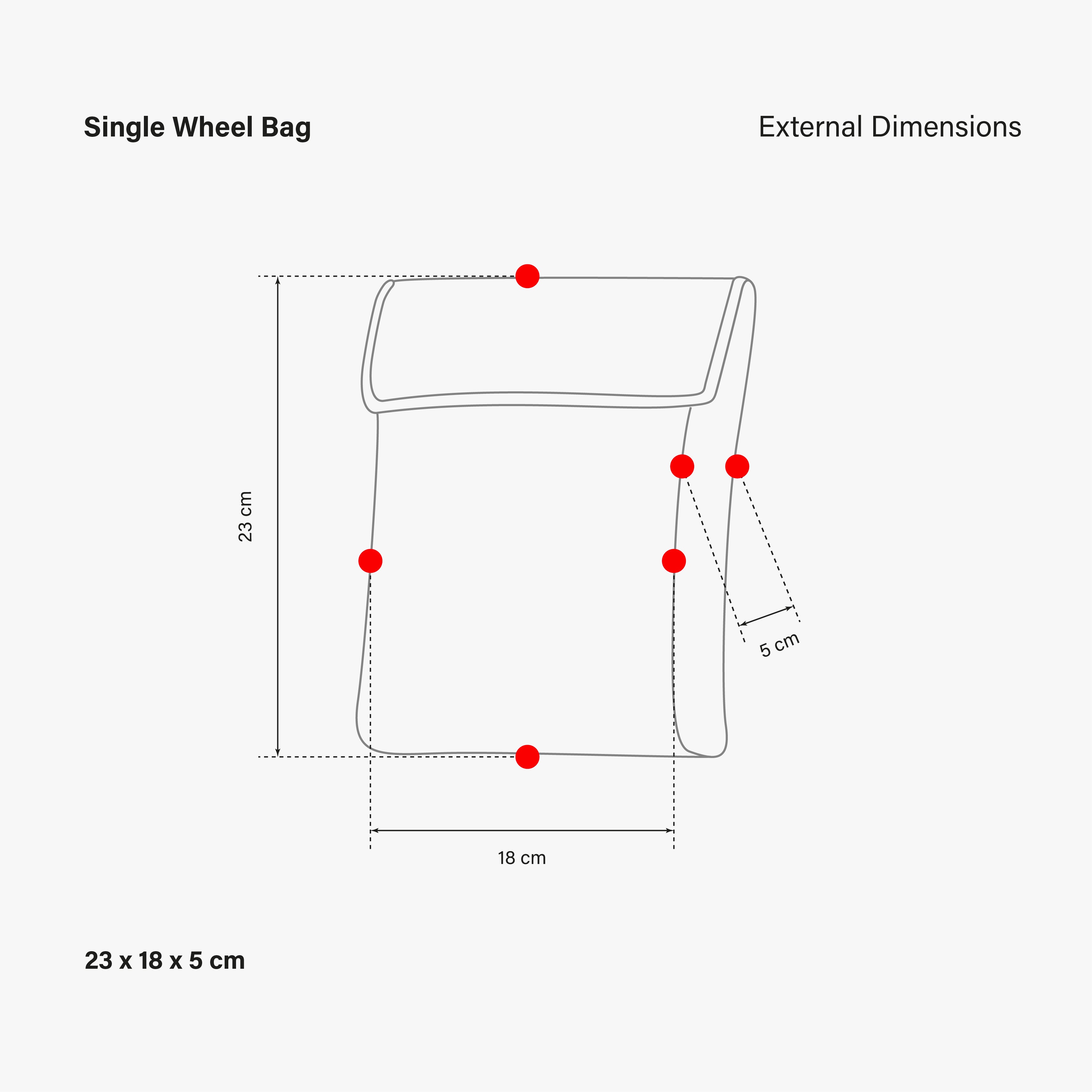 BOLSA PARA LLEVAR UNA RUEDA DE BICICLETA