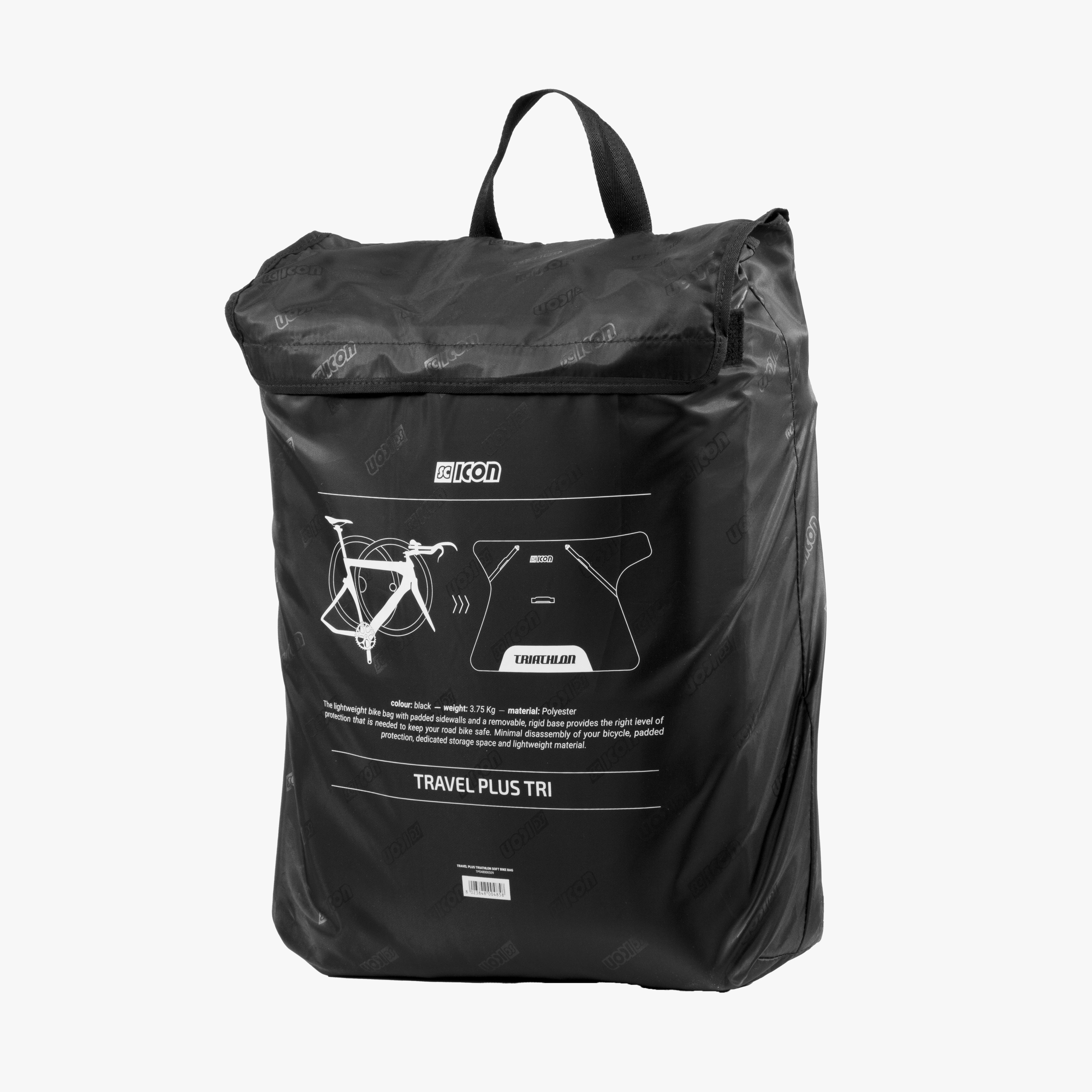 Black Travel Plus Triathlon Soft Bike Bag | Scicon Sports