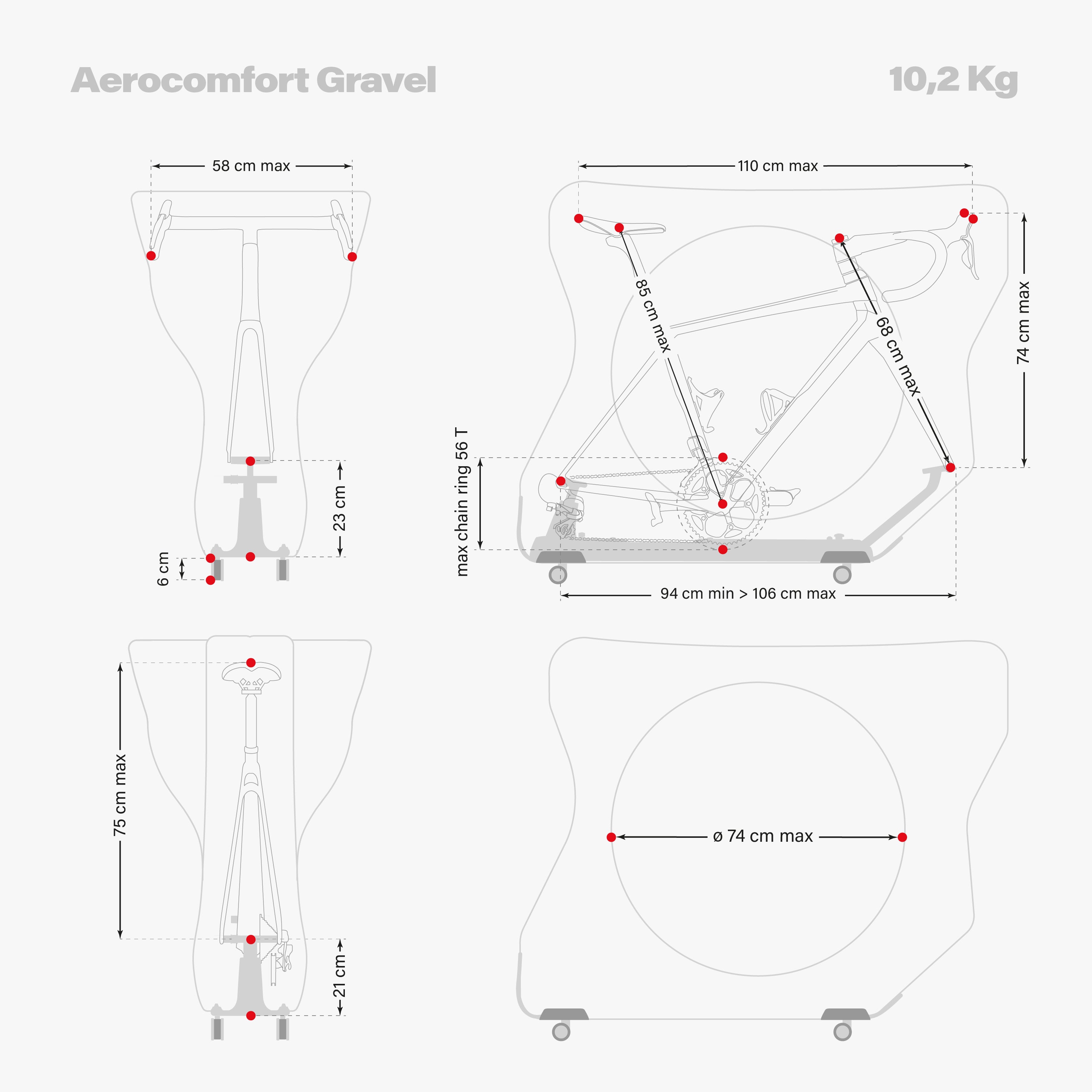 AEROCOMFORT 3.1 GRAVEL BIKE TRAVEL BAG