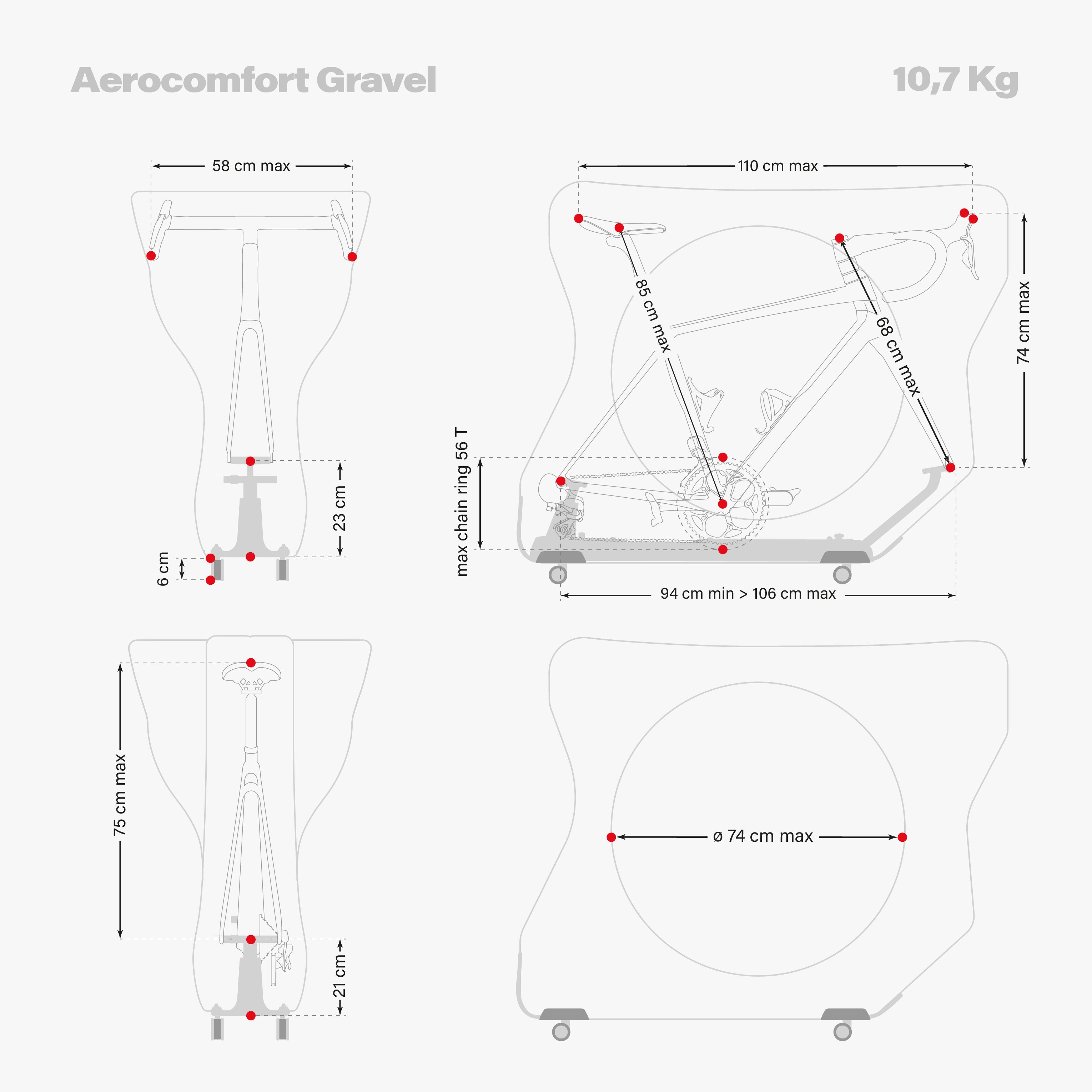 AEROCOMFORT 3.1 GRAVEL BIKE TRAVEL BAG